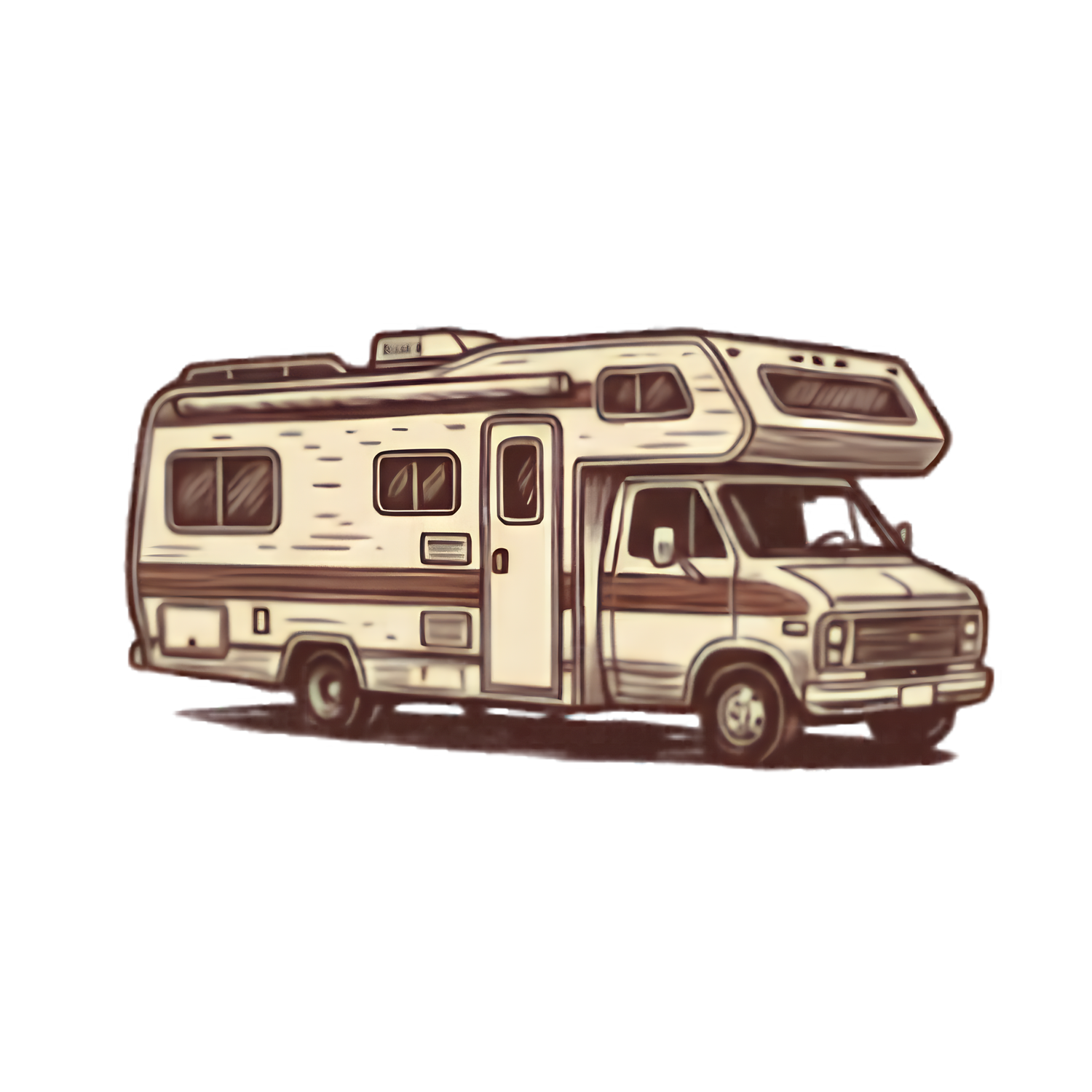 Vintage/Retro design class c motorhome 