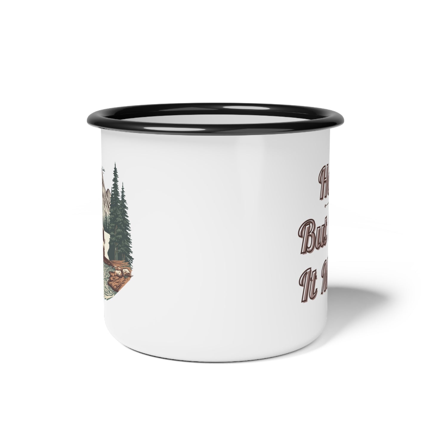 Home But Make It Mobile — Class A Motorhome Enamel Camp Mug
