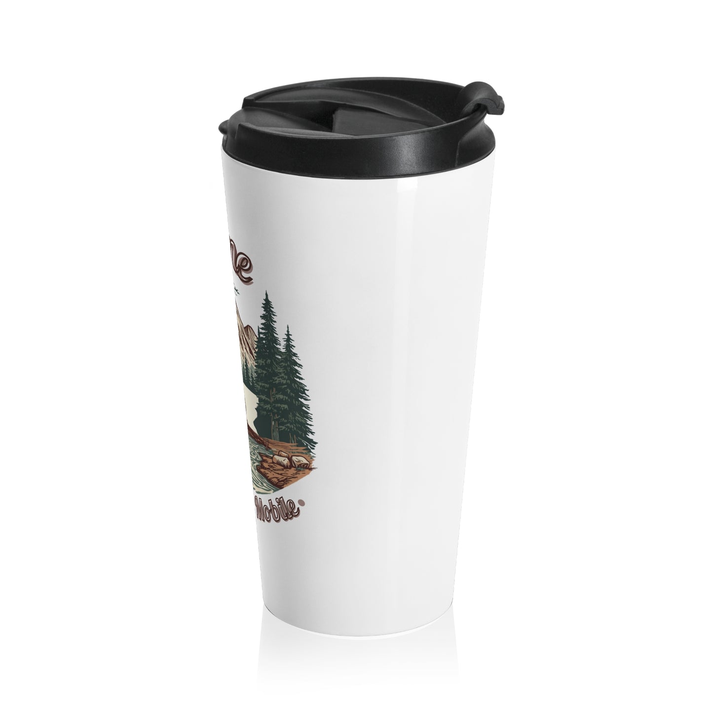 Travel Mug — 'Home But Make It Mobile' Teardrop Camper