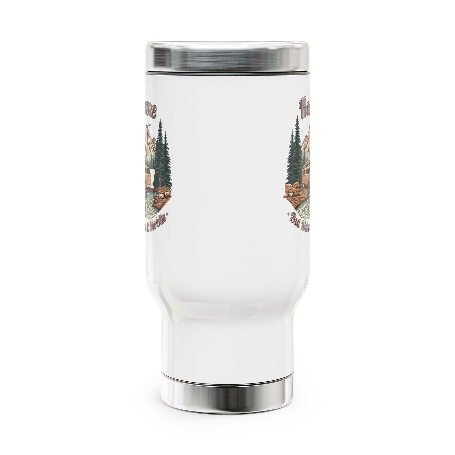 Home But Make It Mobile — Campervan Travel Mug with Handle | 14oz