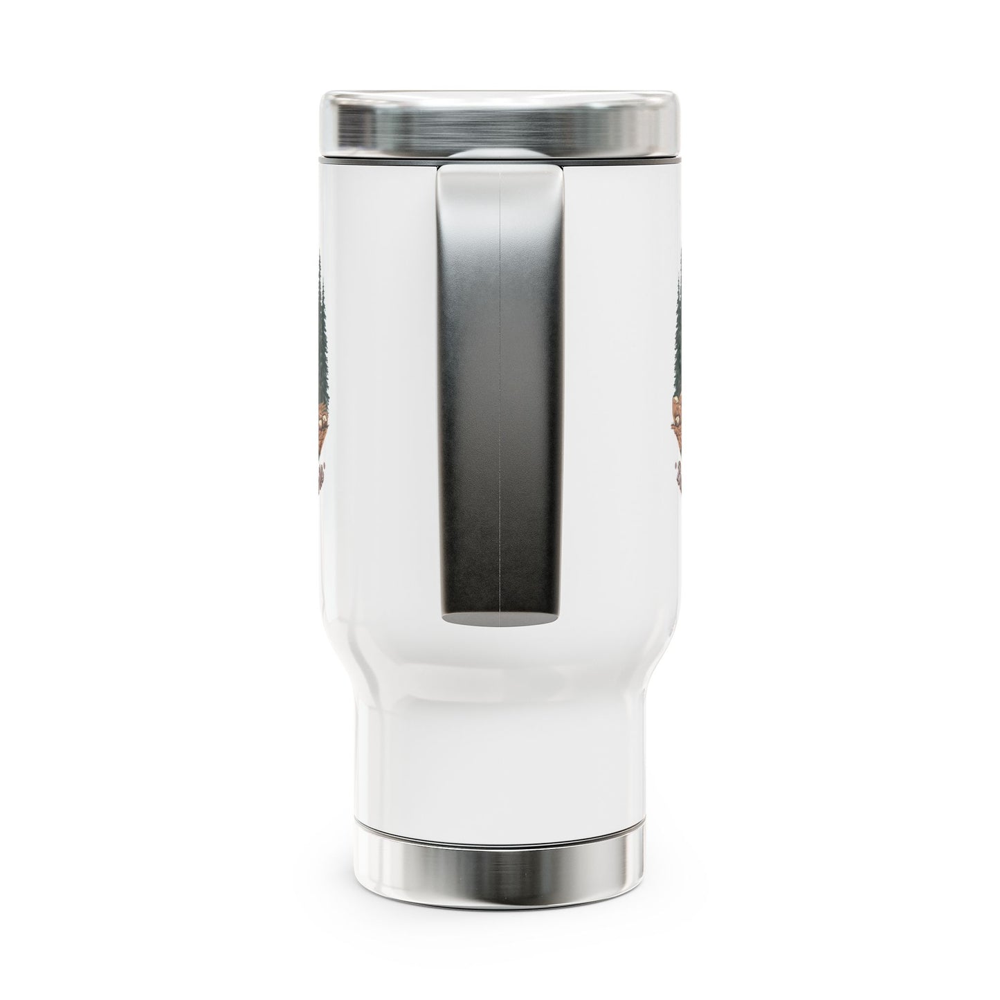 Home But Make It Mobile — Modern 5th Wheel Travel Mug with Handle | 14oz