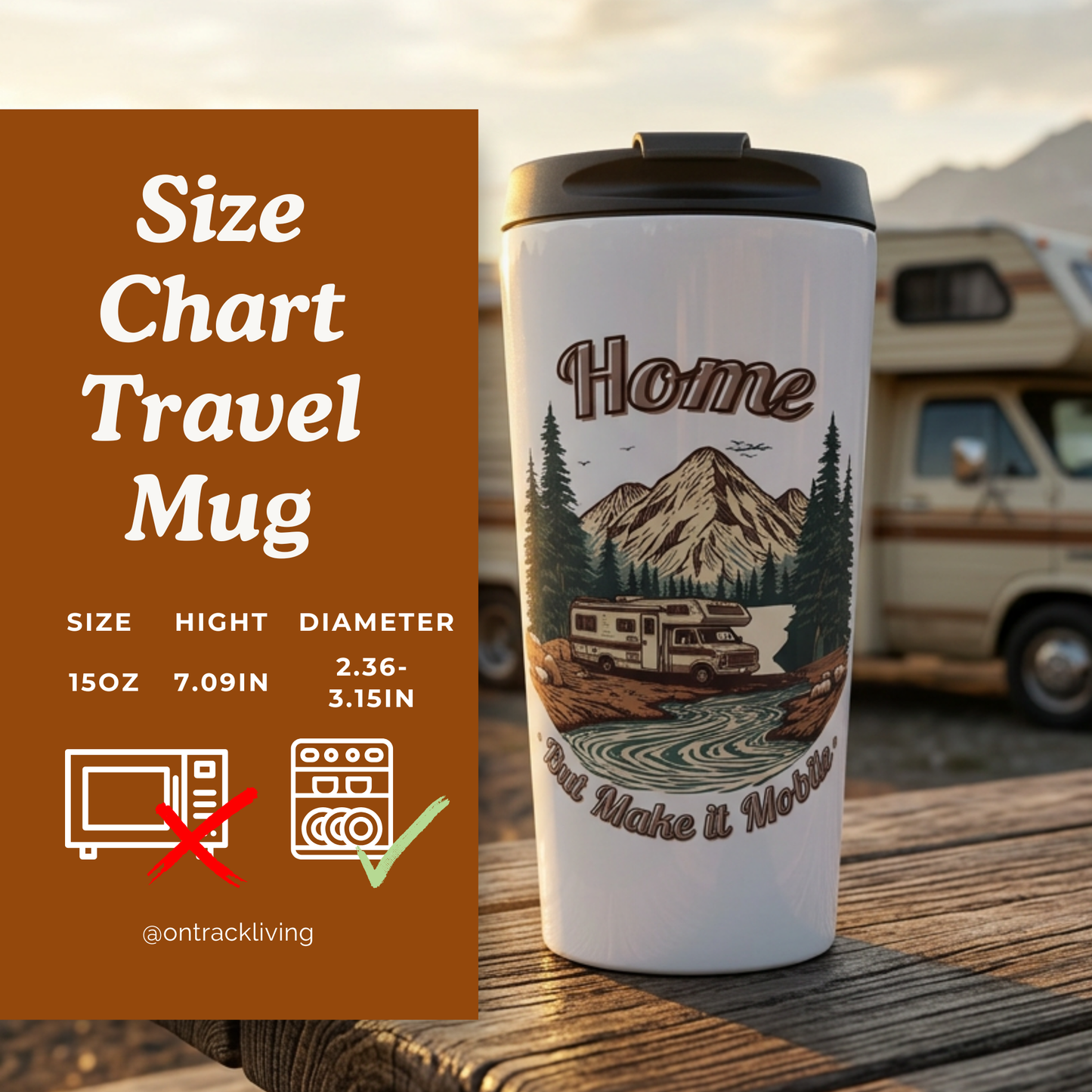 Stainless Steel Travel Mug / Class C Motorhome