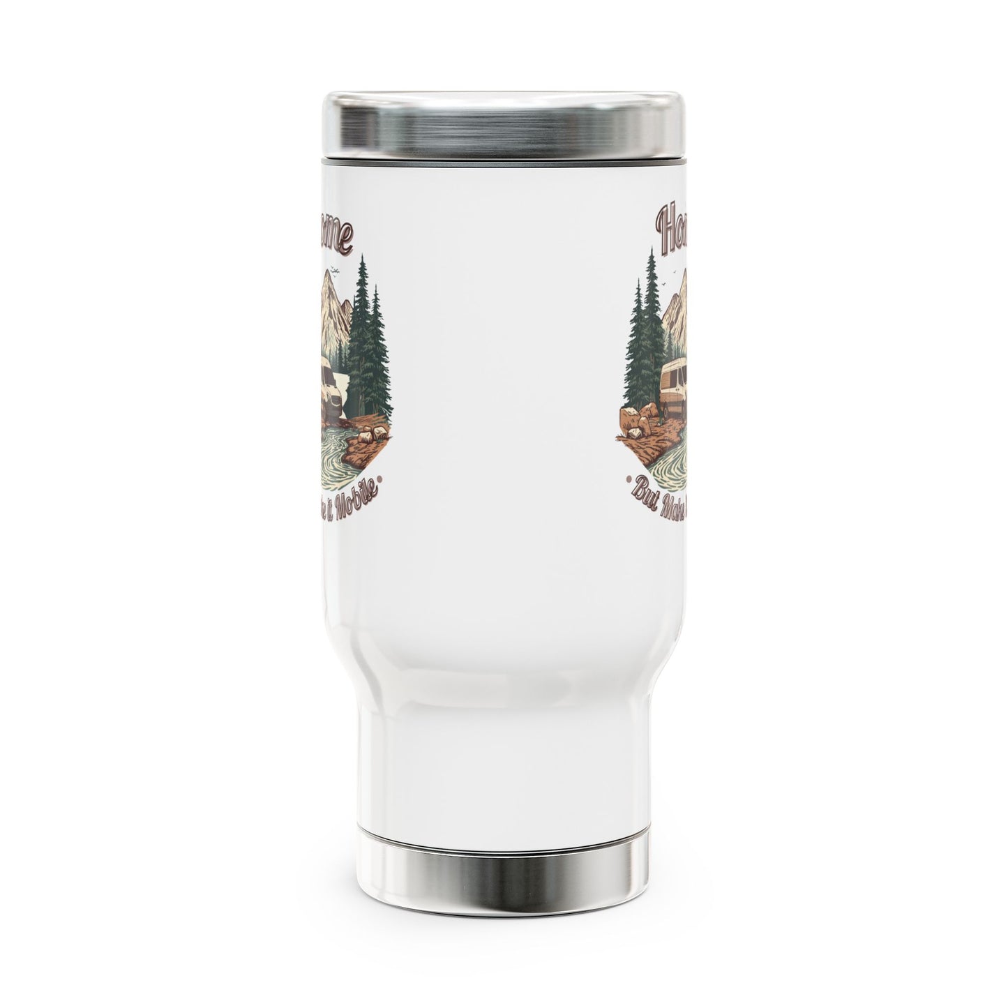 Home But Make It Mobile — Sprintervan Travel Mug with Handle | 14oz