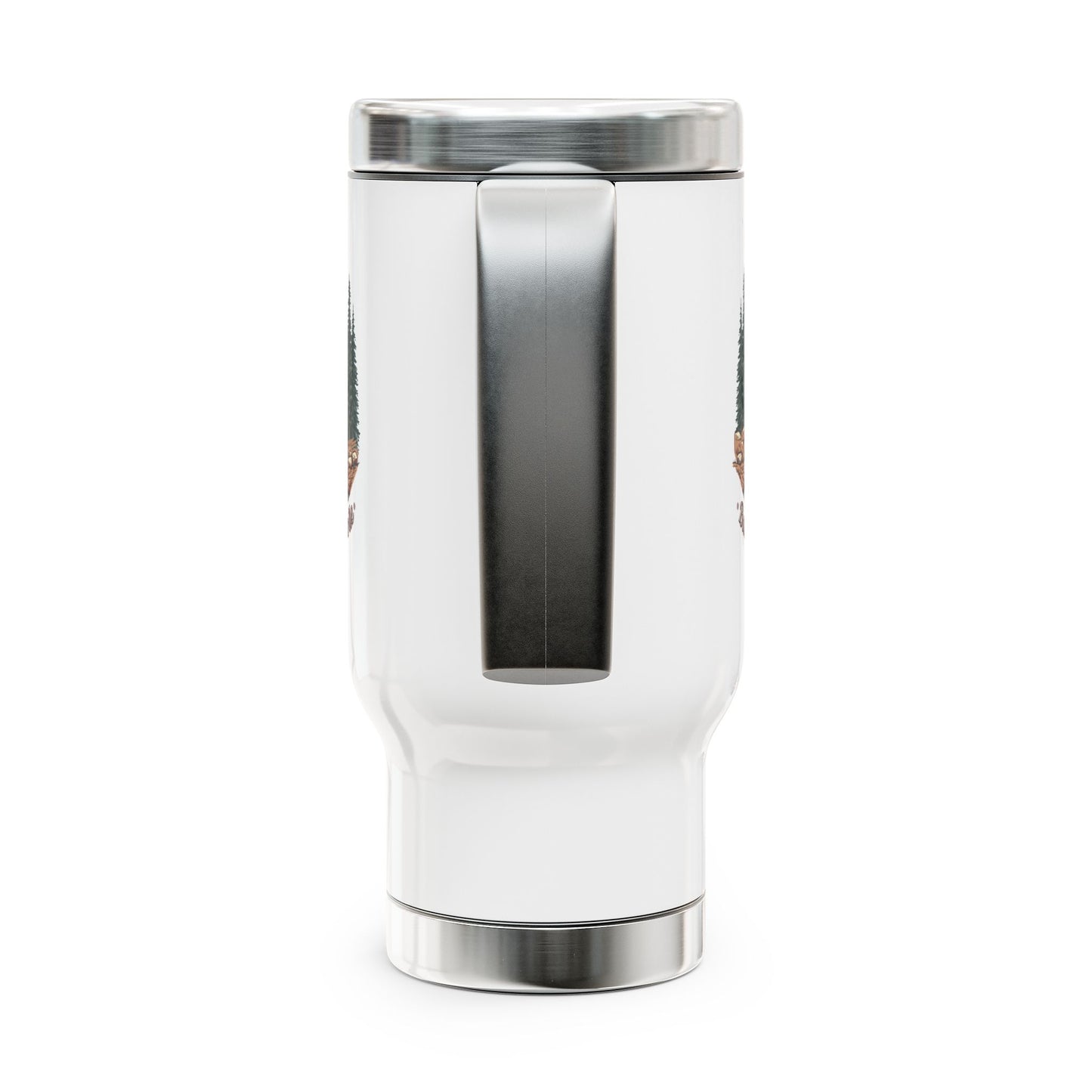 Home But Make It Mobile — Airstream Travel Mug with Handle | 14oz