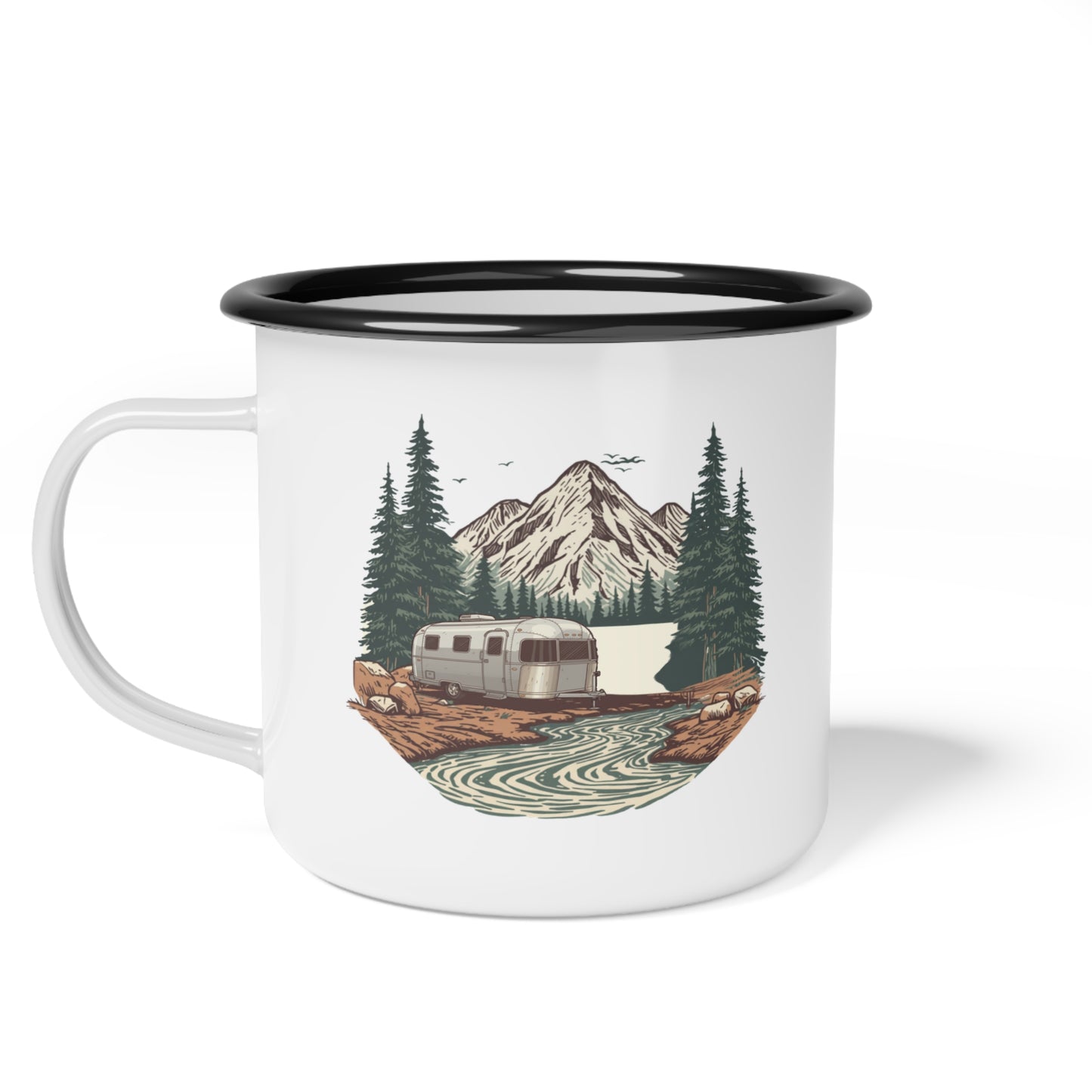 Home But Make It Mobile — Airstream Enamel Camp Mug